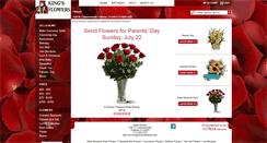 Desktop Screenshot of kingsflowersfullerton.com